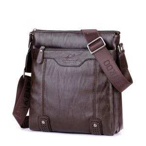 One Shoulder Men's Leather Bag Crossbody Business Briefcase