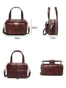 Leather Women's Bags New Trendy Mini All-match Messenger Bag