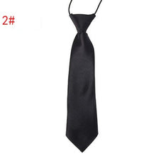 Load image into Gallery viewer, Children Tie Necktie Bowknot Collar Flower School Boy Uniform Bow Tie Kids Wedding Tie Solid Rope Tie Elastic Band Easy To Wear