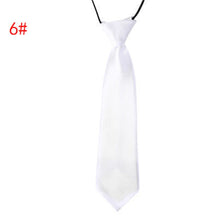 Load image into Gallery viewer, Children Tie Necktie Bowknot Collar Flower School Boy Uniform Bow Tie Kids Wedding Tie Solid Rope Tie Elastic Band Easy To Wear