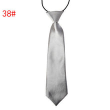 Load image into Gallery viewer, Children Tie Necktie Bowknot Collar Flower School Boy Uniform Bow Tie Kids Wedding Tie Solid Rope Tie Elastic Band Easy To Wear