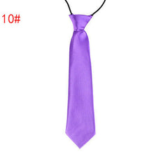 Load image into Gallery viewer, Children Tie Necktie Bowknot Collar Flower School Boy Uniform Bow Tie Kids Wedding Tie Solid Rope Tie Elastic Band Easy To Wear