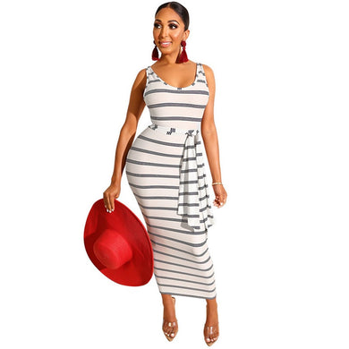 Rainbow Striped Print Casual T Shirt Dress Women One Shoulder Short Sleeve Loose Sexy Dress Summer Plus Size Midi Party Dresses