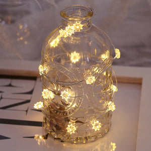 Manufacturers spot led copper wire string star copper wire lamp ins room decoration lamp battery USB copper wire lantern