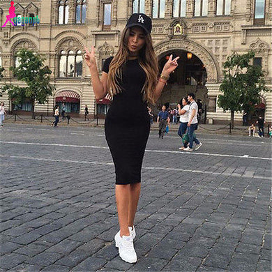 New SEXY Women Summer Casual Dresses Short Sleeve Evening Party Black Gray Army Green Dress Women clothing