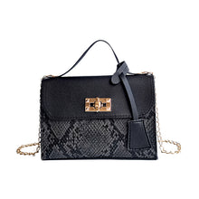 Load image into Gallery viewer, Serpentine Handbags For Women 2021 New Soft PU Shoulder Bags Female Small Square Messenger Bags Ladies Travel Chain Crossbody