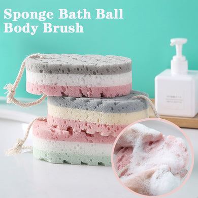 Sponge Bath Ball Shower Rub For Whole Body Exfoliation Massage Brush Scrubber Body Brush Bathroom Accessories High Quality