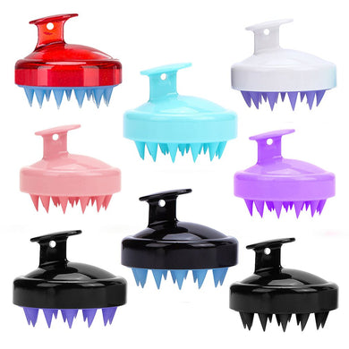 Soft Silicone Head Scalp Massage Comb Shampoo Brush Hair Washing Comb Bath  Shower Brush Hair Salon Hairdressing Tool