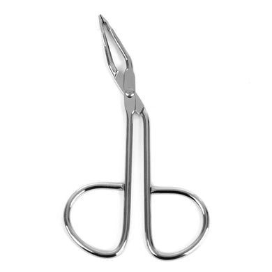 Stainless Steel Scissors Shaped Eyebrow Tweezer Clip