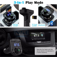 Load image into Gallery viewer, FM Transmitter LCD MP3 Player Wireless Bluetooth USB Charger Car Kit Handsfree