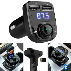 FM Transmitter LCD MP3 Player Wireless Bluetooth USB Charger Car Kit Handsfree