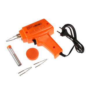 Household Electric Soldering Iron Lighting Solder Gun Set Rapid Heating with Solder Tip Paste Wire 220-240V 100W