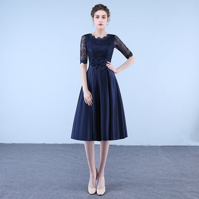 Brand New Fashion Navy Lace Party Dress/ Wedding Dress/ Evening Dress